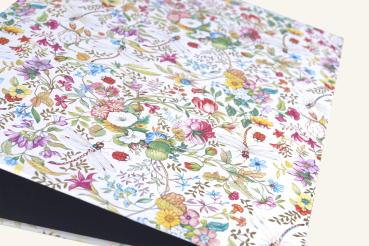 gilded paper with classic colorful Florentine design
